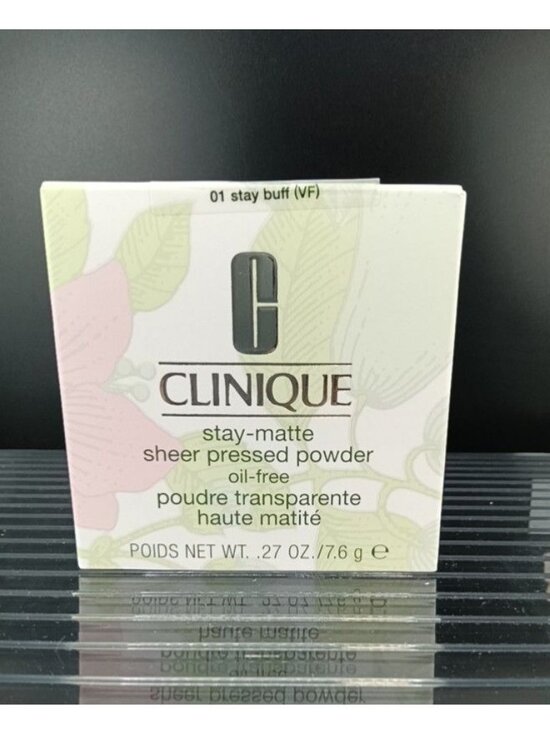 Clinique Other - Clinique Stay-Matte Sheer Pressed Powder Oil-Free 01 Stay Buff